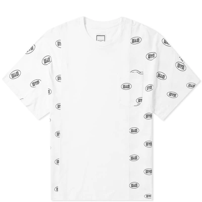 Wooyoungmi Logo Side Print Tee In White