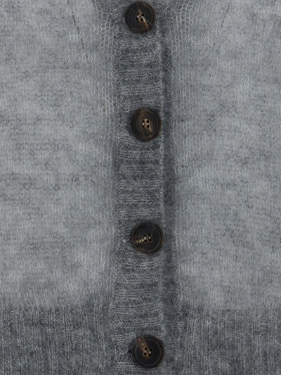 Brunello Cucinelli Cardigan In Grey
