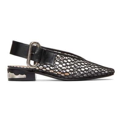 Toga Pulla Black And Clear Vinyl Loafers