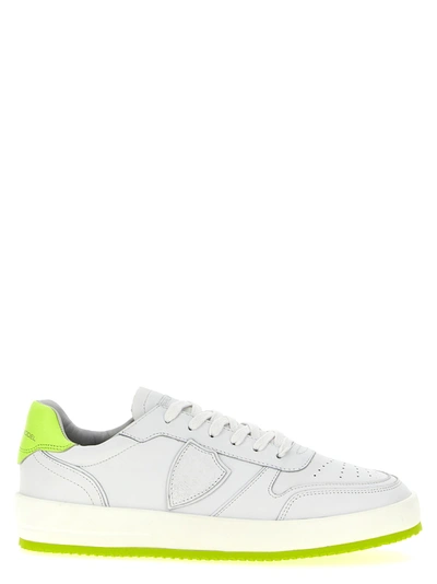 Philippe Model Nice Low Trainers In White