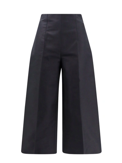 Marni Cady Cotton Trouser In Blue