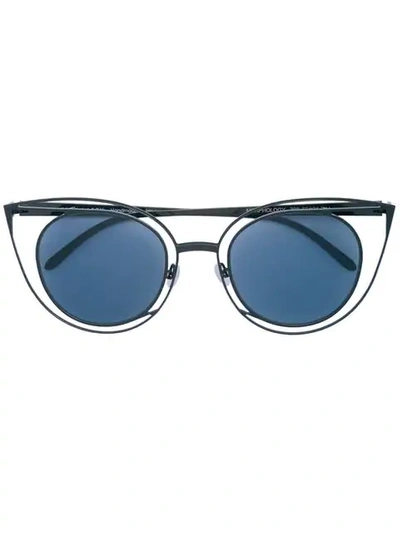 Thierry Lasry Morphology Cat Eye Sunglasses In Black