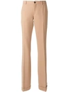 Miu Miu Bootcut Tailored Trousers In Pink