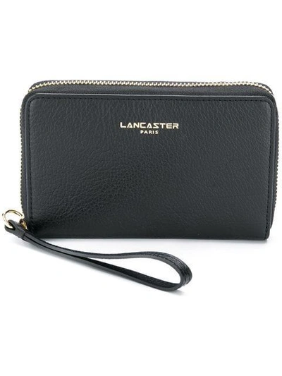 Lancaster Wristlet Wallet In Black