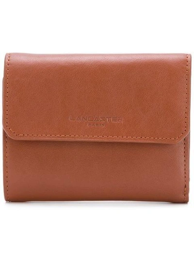 Lancaster Small Flap Wallet - Brown