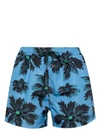 Paul Smith Men Swim Short Palm Burst In Blue