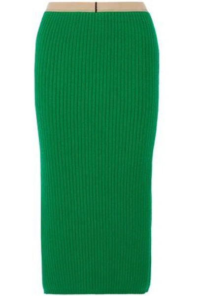 Calvin Klein 205w39nyc Woman Midi Skirt Green