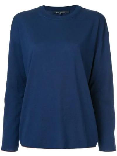 Sofie D'hoore Contrat Edged Sweater - Blue
