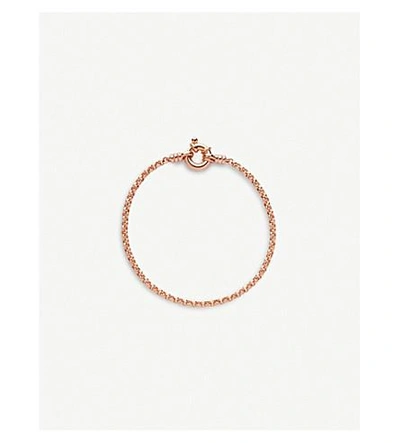 Links Of London Mini Belcher 18ct Rose Gold-vermeil Bracelet