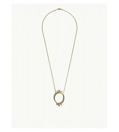 Annelise Michelson Alpha Pendant In Gold