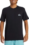 Quiksilver Everyday Surf Short Sleeve Rashguard In Black
