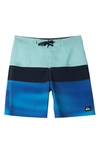 Quiksilver Kids' Everyday Colorblock 17 Board Shorts In Limpet Shell