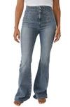 Free People We The Free Jayde Flare Jeans In Steel Blue