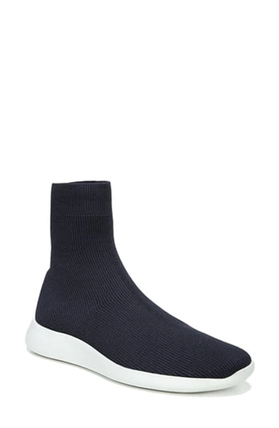 Vince Abbot High-top Sock Sneakers In Marine Knit
