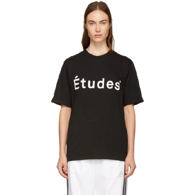 Etudes Studio Black Wonder Logo T-shirt