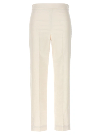 Brunello Cucinelli Cotton Trousers Trousers In Neutral