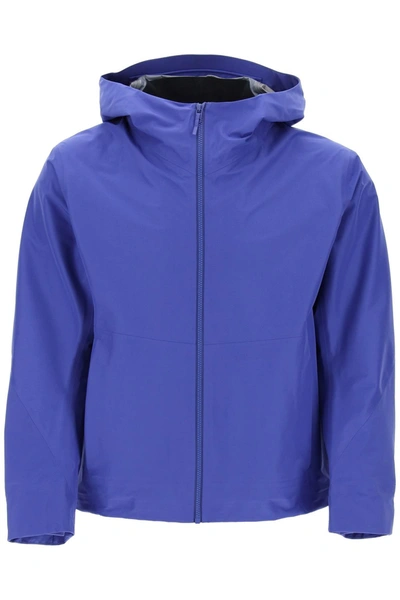 Veilance Giacca A Vento 'perron' In Gore Tex In Blue