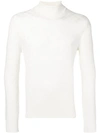 Tagliatore Checkerboard Knit Sweater - White