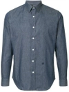 N.hoolywood N. Hoolywood Long-sleeve Fitted Shirt - Blue