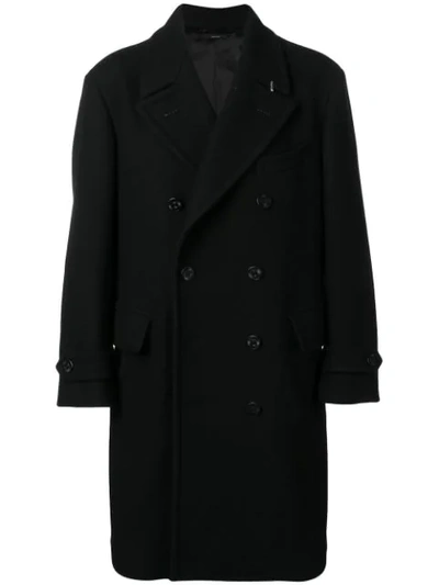 Tom Ford Men's Wool-blend Double-breasted Trench Coat In Green