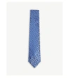 Charvet Two-tone Mare Silk Tie In Blue