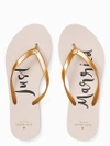 Kate Spade Nayla Sandals In Gold