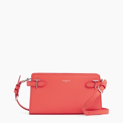 Le Tanneur Sac Baguette Emilie En Cuir Signature T In Red