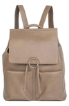 Urban Originals The Thrill Vegan Leather Backpack - Beige In Taupe