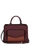 Urban Originals Transform Vegan Leather Satchel In Burgundy