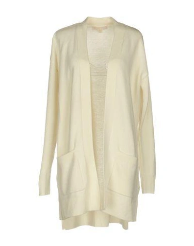 Michael Michael Kors Cardigans In Ivory