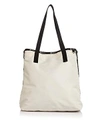 Lesportsac Collette Expandable Ripstop Tote In Sand Dollar Beige/black