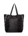 Lesportsac Collette Expandable Ripstop Tote In Black/black