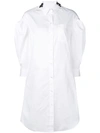 Simone Rocha Cotton Shirt Dress In White