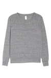Alternative Slouchy Pullover In Eco Grey