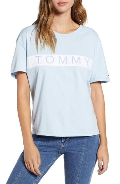 Tommy Jeans Tommy Bold Logo Tee In Skyway