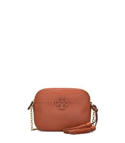 Tory Burch Mcgraw Camera Bag In Desert Spice