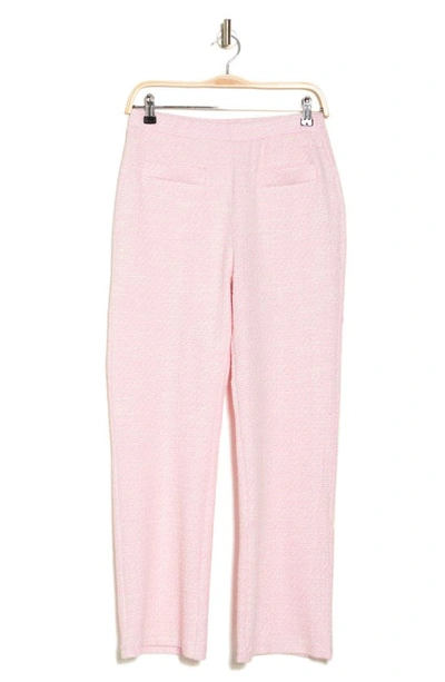 Vici Collection Mademoiselle Coco Tweed Pants In Pink