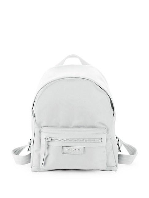 longchamp backpack white