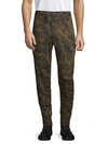 Alexander Mcqueen Camouflage Sweatpants In Army