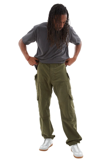 Btfl Double Cargo Pants In Od Green