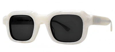 Thierry Lasry Midnight Rodeo Vendetty Sunglasses In White/grey