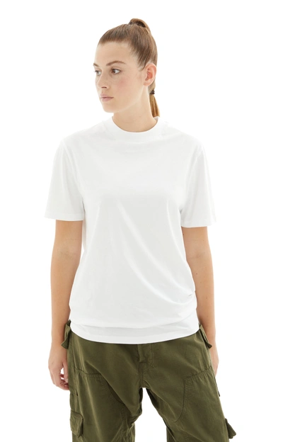 Jil Sander Basic Cotton T-shirt In White