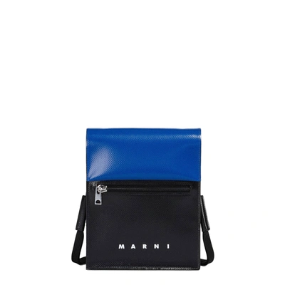 Marni Tribeca Shopping Bag In Blue