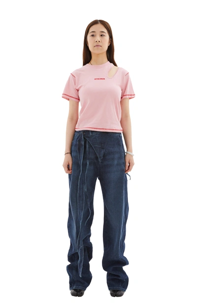 Ottolinger Cutout T-shirt In Pink