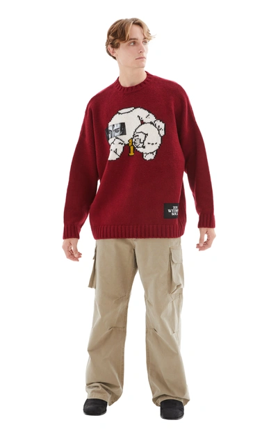 Undercover Toy Without Soul Wool Sweater In Red