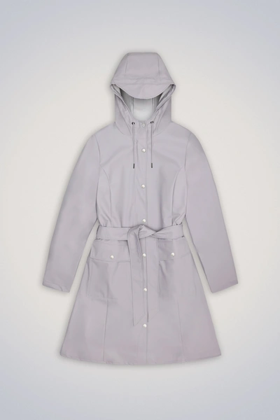 Rains Curve Jacket In Flint