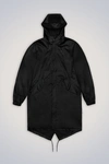 Rains Female Fishtail Parka In Black