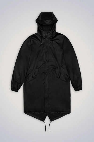Rains Female Fishtail Parka In Black