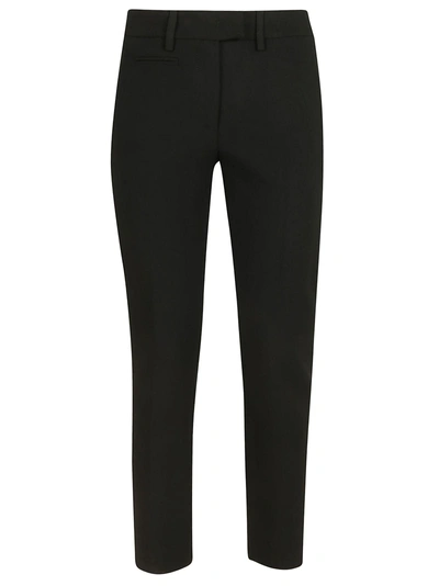 Dondup Plain Color Trousers In Black