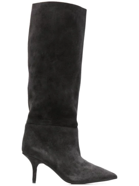 yeezy knee high boots